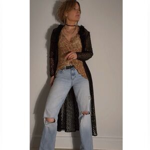 ✨ Vintage PG Collections Black Duster – Size 2 – New With Tags